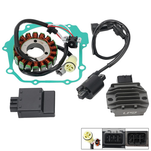 Stator Regulator CDI Box Ignition Coil Gasket For Yamaha YFM125 Grizzly 04-13