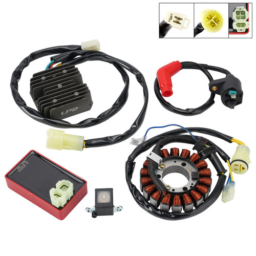 18-Pole Stator Regulator CDI Box Ignition Coil For Honda TRX300 Fourtrax 1988-93