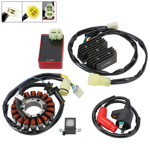 18-Pole Stator Regulator CDI Box Ignition Coil For Honda TRX300 Fourtrax 1988-93