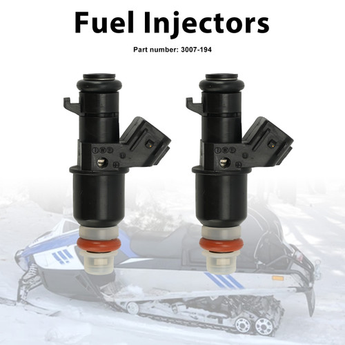 2PC Fuel Injectors 3007-194 For Arctic Cat Bearcat Z1 09-14 TZ1 08-14 ZR5000 14-17
