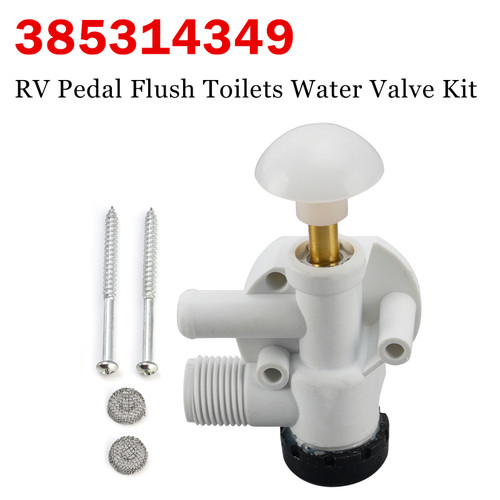 385314349 RV Pedal Flush Toilets Water Valve Kit for Dometic Sealand