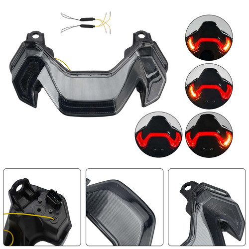 LED Tail Light Turn Signals Integrated For KAWASAKI Z900 Z900SE 2025-2026 Smoke