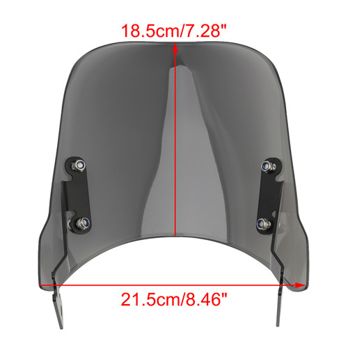 Windshield Windscreen for KAWASAKI W230 / MEGURO S1 2025-2026 Gray
