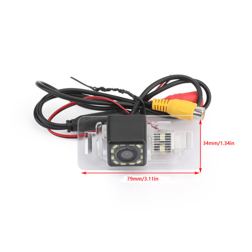 Reverse Backup Camera 12LED for BMW 08/09/10/11/12 BMW 3 Series/5 Series/X5/86