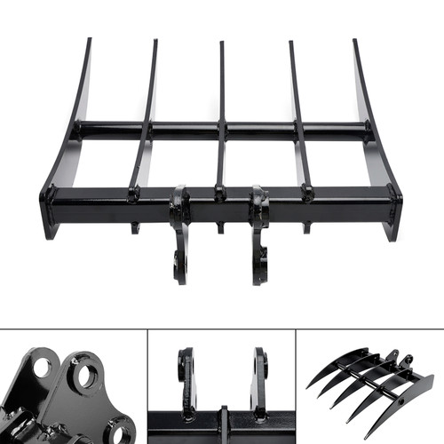Attachment Rake Attachments Tools For Mini Excavators Excavator Small Digger