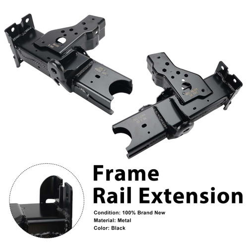 Front Left+Right Frame Horn Rail Fit Jeep JL Wrangler JT Gladiator 2018-2025
