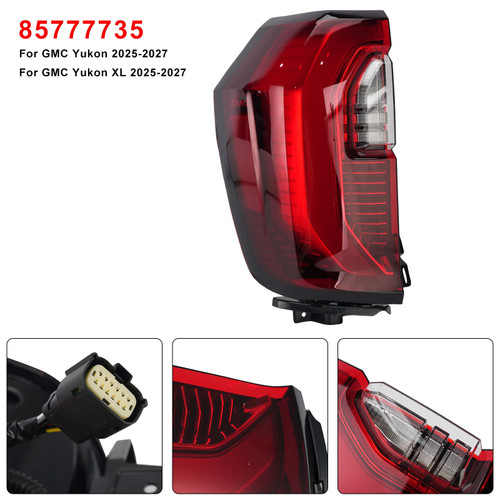 Left LED Tail Light Assembly 85777735 For GMC Yukon 2025-2027
