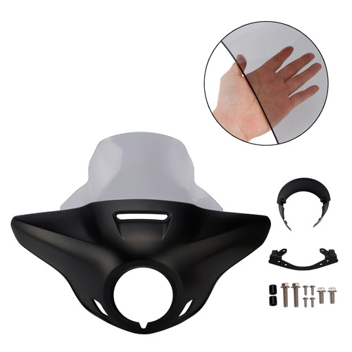 Windshield Headlight Fairing fit for CMX1100 Rebel 21-24 Matt Black+Gray