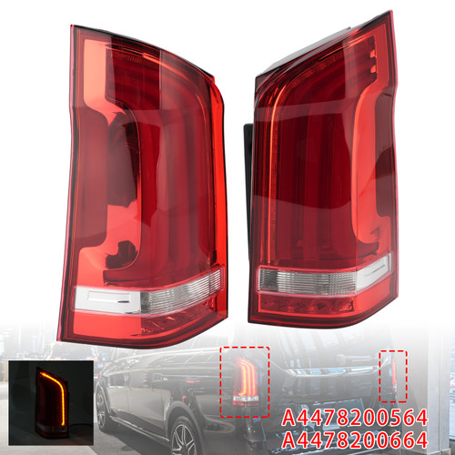 LED Rear Left+Right Taillight A4478200564 A4478200664 For Benz V Class W447