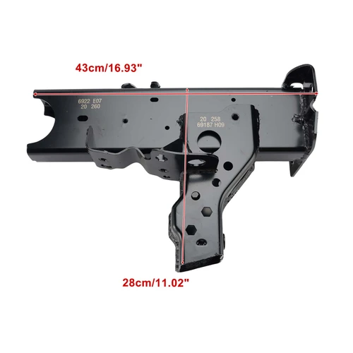 Front Left Rail Extension 68638761AB Fit Jeep JL Wrangler JT Gladiator 2018-25