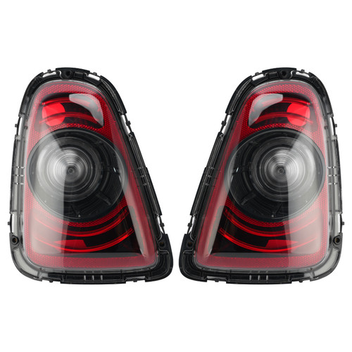 Rear Left+Right Tail Lamp Black Line Retrofit Kit For Mini R56 2010-2013