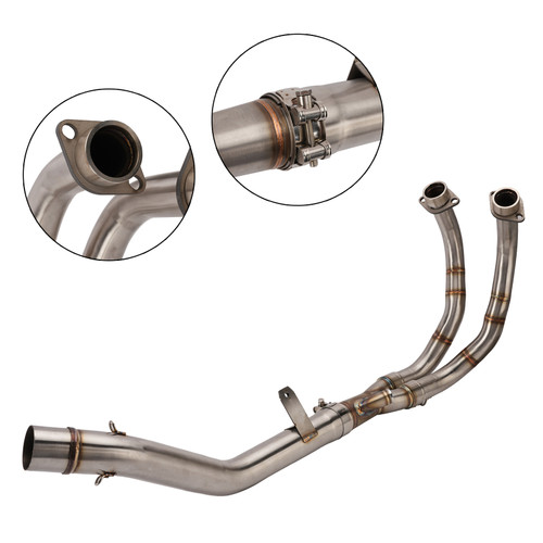 Header Link Pipe Front Exhaust System For Honda Cbr500R Cb500X / 500F 2013-2025