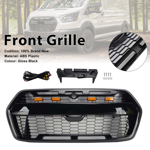Front Bumper Grille 2467809 Fit Ford Transit MK8 Trail 2019-Onwards Raptor Style