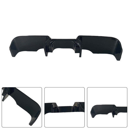 Gloss Black Rear Bumper Diffuser Lip Fit MINI COOPER JCW R55 R56 R57 2006-2013