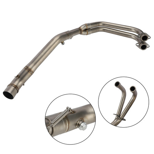 Header Link Pipe Front Exhaust System For Yamaha Yzf-R3 2015-2025 R25 Mt-03 Mt25