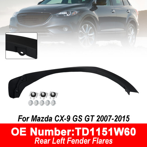 Rear Left Fender Flares TD1151W60 For Mazda CX-9 GS GT 2007-2015