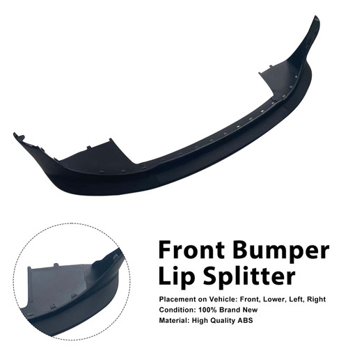 Front Bumper Spoiler Lip Splitter Fit MINI COOPER JCW R55 R56 R57 2006-2013