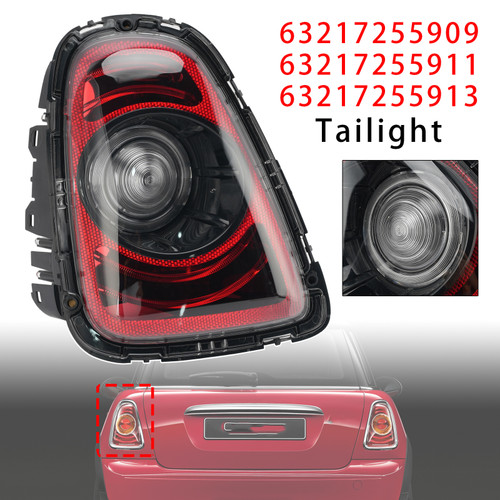 Rear Left Tail Lamp Black Line Retrofit Kit For Mini R56 2010-2013