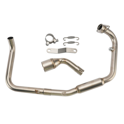 Header Link Pipe Exhaust Full System For Benelli TNT125 TNT 135 2017-2023