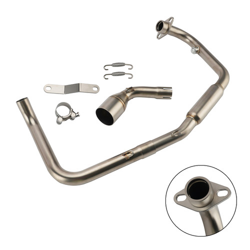 Header Link Pipe Exhaust Full System For Benelli TNT125 TNT 135 2017-2023