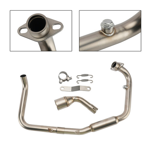 Header Link Pipe Exhaust Full System For Benelli TNT125 TNT 135 2017-2023