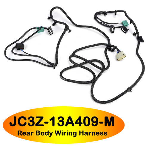 Rear Body Wiring Harness JC3Z-13A409-M for Ford F-250 F-350 Super Duty 2018