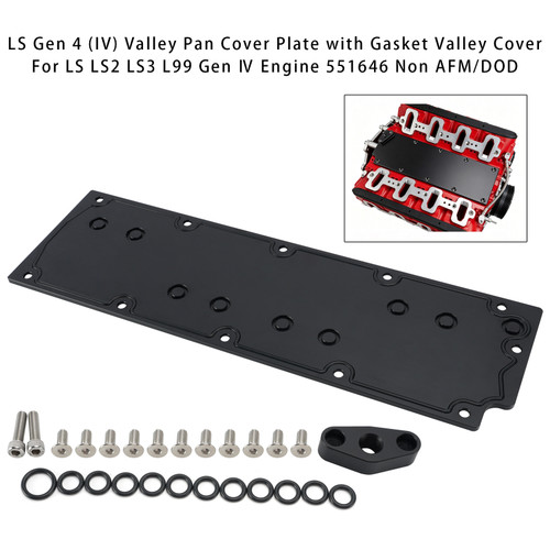 LS Gen 4 Valley Pan Cover Plate with Gasket For LS LS2 LS3 L99 551646