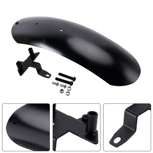 Extended Aluminum alloy Front Mudguard For Street Scrambler 900 2026-2027 Black