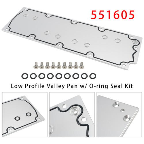 LS Gen 4 O-Ringed Valley Pan Cover Plate Low Profile For LSX LS3 551605