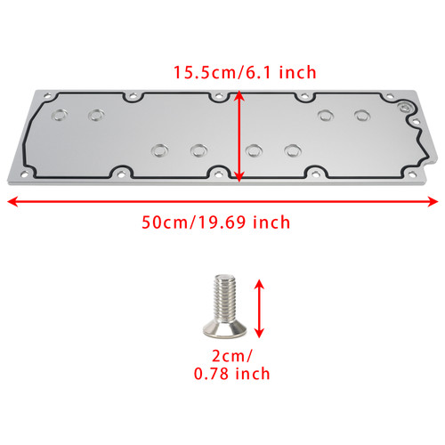 LS Gen 4 O-Ringed Valley Pan Cover Plate Low Profile For LSX LS3 551605