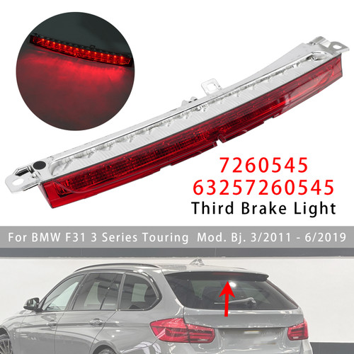 Third Brake Light Third Stoplamp 7260545 63257260545 For BMW F31 2011?2019 Red