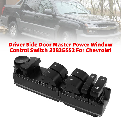 Driver Side Door Master Power Window Control Switch 20835552 For Chevrolet