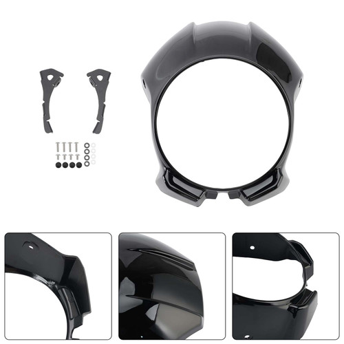 Headlight Windshield Cover Fairing For Honda Rebel CMX300 CMX500 2020-2026 Black