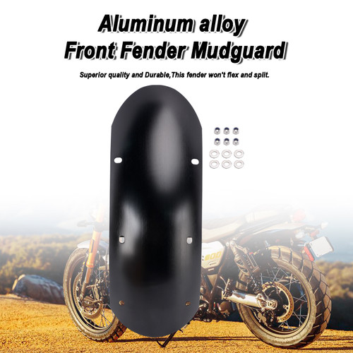 Aluminum alloy Front Mudguard For Street Scrambler 900 2026-2027 Black