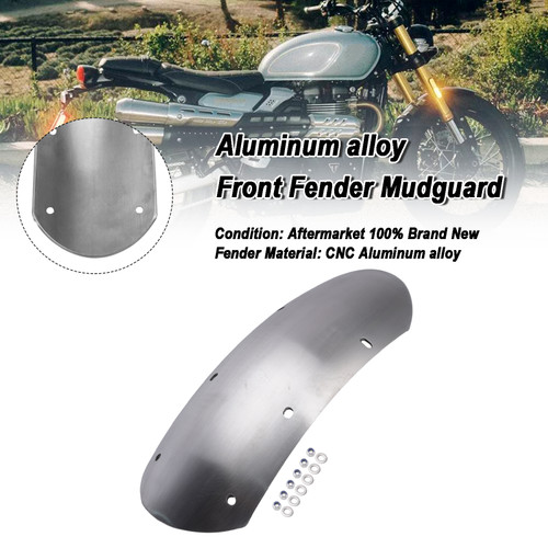 Aluminum alloy Front Mudguard For Street Scrambler 900 2026-2027 Silver