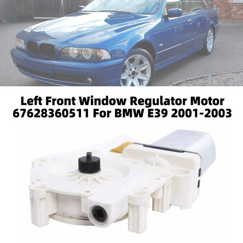 Left Front Window Regulator Motor 67628360511 For BMW E39