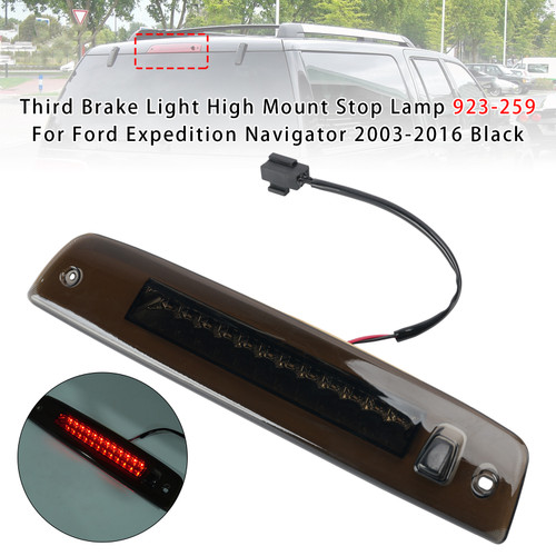 Third Brake Light High Mount 923-259 For Ford Expedition 2003-2016 Black