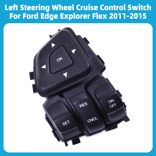 Left Steering Wheel Cruise Control Switch For Ford Edge Explorer Flex 2011-2015