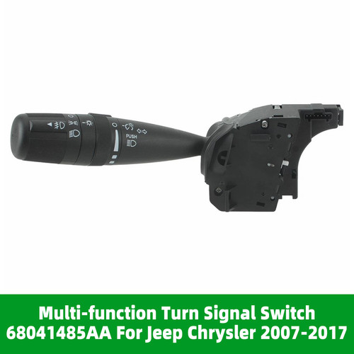 Multi-function Turn Signal Switch 68041485AA For Jeep Chrysler 2007-2017