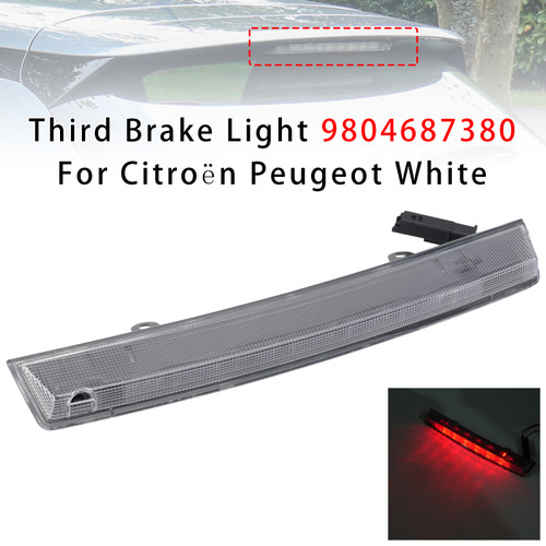 Third Brake Light 9804687380 For Citro?n Peugeot White