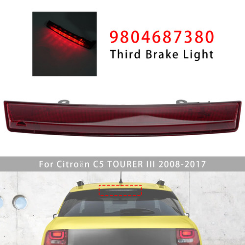 Third Brake Light 9804687380 For Citro?n Peugeot Red