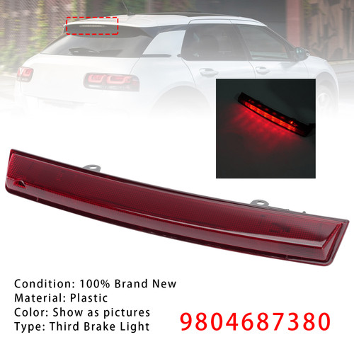 Third Brake Light 9804687380 For Citro?n Peugeot Red