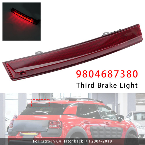Third Brake Light 9804687380 For Citro?n Peugeot Red
