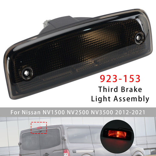 Third Brake Light Assembly 923-153 For Nissan NV1500 2012-2021 Black