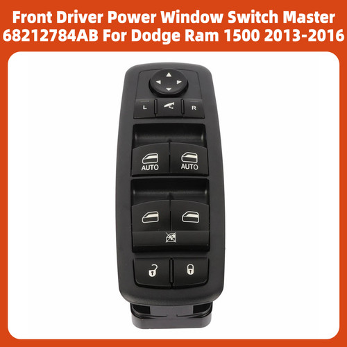 Front Driver Power Window Switch Master 68212784AB For Dodge Ram 1500 2013-2016