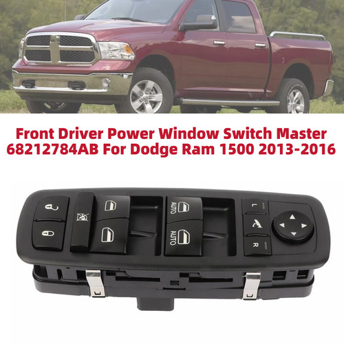 Front Driver Power Window Switch Master 68212784AB For Dodge Ram 1500 2013-2016