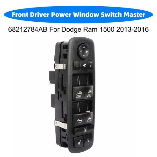 Front Driver Power Window Switch Master 68212784AB For Dodge Ram 1500 2013-2016