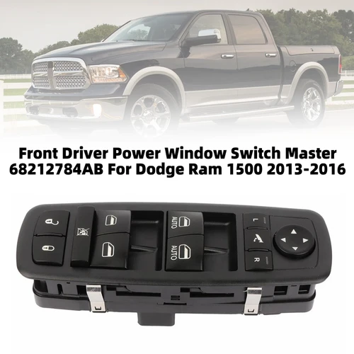 Front Driver Power Window Switch Master 68212784AB For Dodge Ram 1500 2013-2016