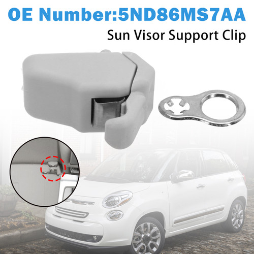 Sun Visor Support Clip 5ND86MS7AA For Fiat 500L 2014-2017