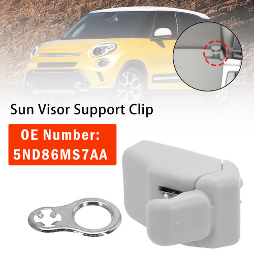Sun Visor Support Clip 5ND86MS7AA For Fiat 500L 2014-2017